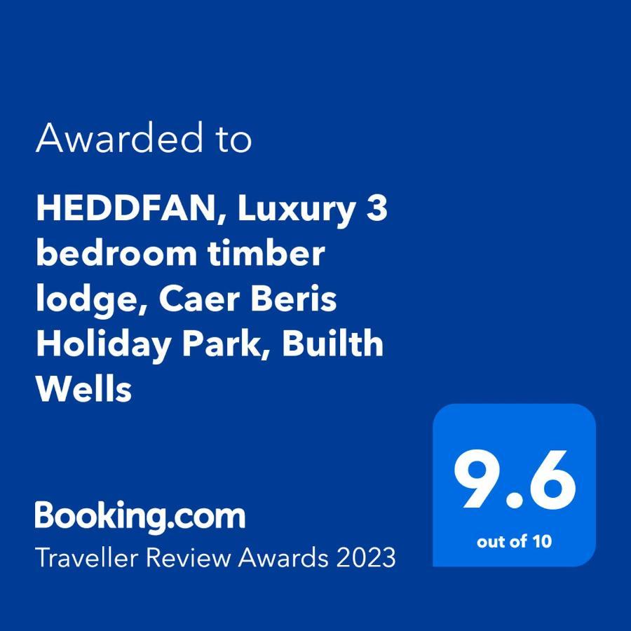 Heddfan, Luxury 3 Bedroom Timber Lodge, Now With Wifi, Caer Beris Park, Builth Wells, Sorry No Tradesmen Or Contractors Allowed *